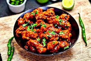 Chilli Gobhi Semi Gravy