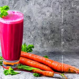Beetroot carrot juice