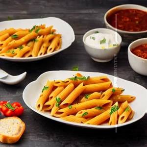 Penne Chicken Gulabo Pasta