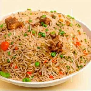 Schezwan mutton fried rice