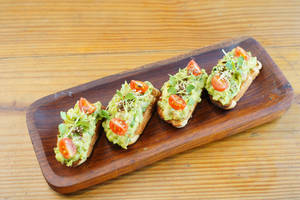 Classic Guacamole Toast