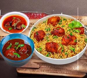 Chicken Manchurian Rice