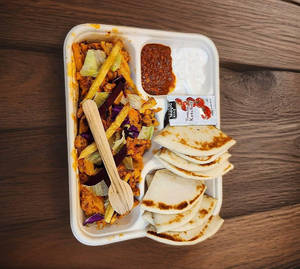 Open Chicken Shawarma (2 Khaboos)