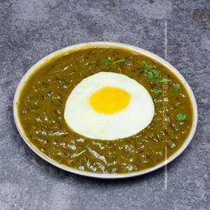 Egg green gravy fry [oil]