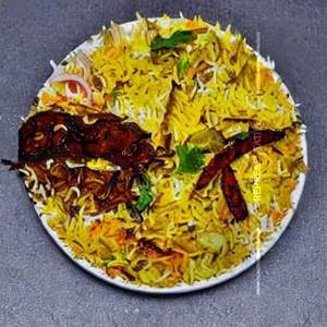 Dawat E Shan Veg Hyderabadi Biryani - Single Portion