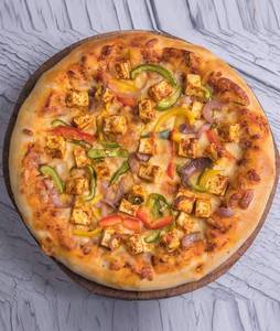 Paneer tikka pizza