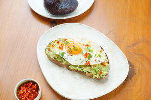 Kadaknath Egg Pepperencino Toast