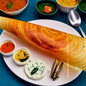 Cheese onion masala dosa butter