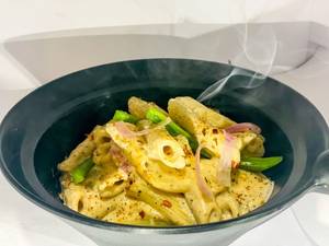 Creamy White Penne Pasta
