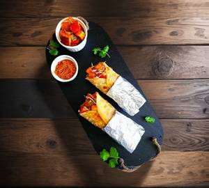 Schezwan Paneer Tikka Roll