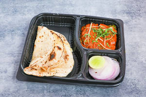 (5) Phulka And Kadhai Paneer