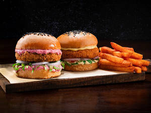 Veg Combo For 2 - Cheesebomb + Habibi + Peri Fries