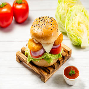 Hash Brown Bun Sandwich (Veg)