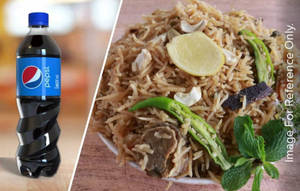 Mutton Dum Biryani + Pepsi
