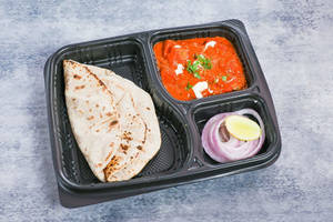 (5) Phulka And Paneer Butter Masala