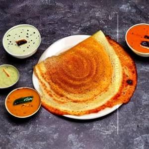 Onion mysore rava sada dosa butter