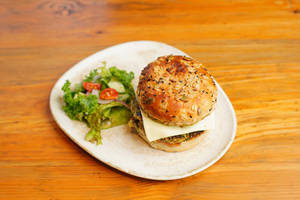 Mexican Black Bean & Pea Burger