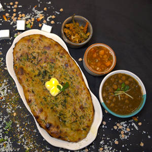Whole Wheat Paneer Masala Kulcha