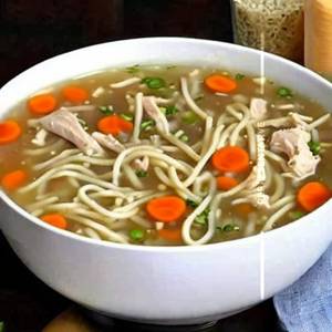 Chicken noodles soup                