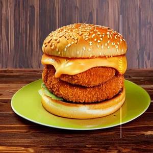 Crispy Chicken & Cheese Burger