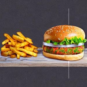 Veggie Garlic Patato Burger