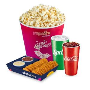 Nachos Combo (1 Large Coke + 1 Large Popcorn + 1 Nachos)