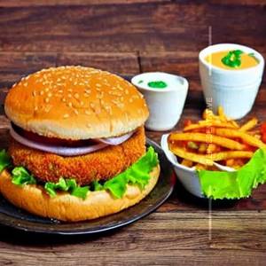 Veg Makhani Patato Burger