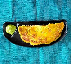 2 Green Moong Chilla