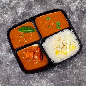 Hamburg curry bento