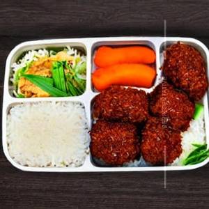 Mince katsu bento