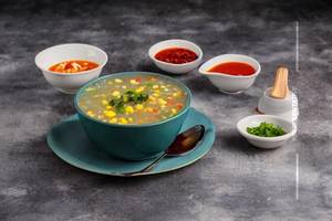 Veg Spicy Sweet Corn Soup