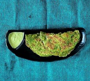 2 Oats Palak Chilla