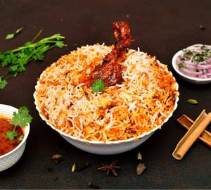 Tandoori Chicken Dum Biryani