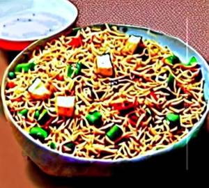 Veg paneer schezwan fried rice     