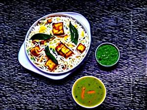 Paneer veg hydrabadi biryani
