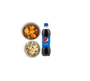 Gee Rice + Chicken Curry 250Ml+Min Pespi