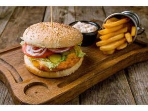 Chicken Tikki Burger
