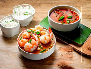 Prawns Triple Rice