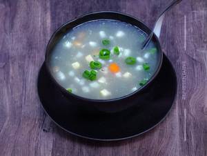 Veg sweet corn soup