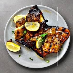 Grilled Lemon Olive Fish