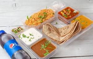 Spl. Veg. Thali With coke