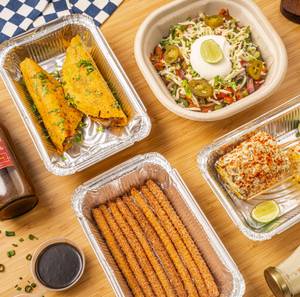 Veg Platter 1 with Churros & Drinks