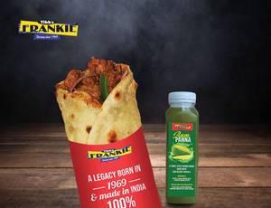 Frankie - Chilly Chicken Roll + Choice Of Beverage