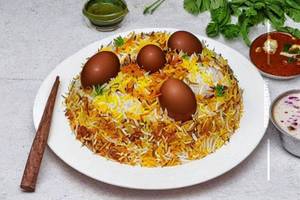Egg dum biryani