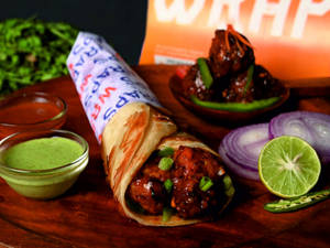 Chicken Manchurian Roll