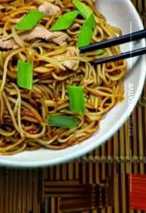 Chicken Bbq Flat Noodles
