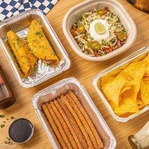 Veg Platter 2 with Churros & Drinks