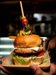 Pesto Chicken Burger