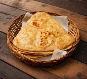 Plain triangle tawa paratha (desi ghee)