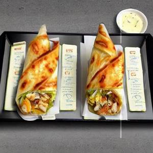 Double Egg Chicken Cheese Mayo Frankie